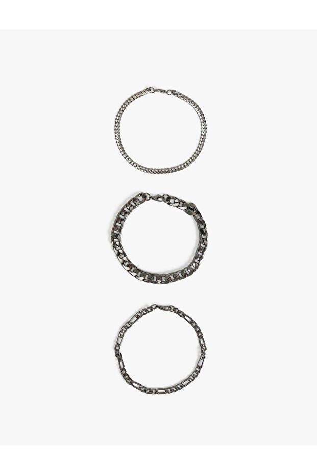 3-Piece Chain Bracelet Set