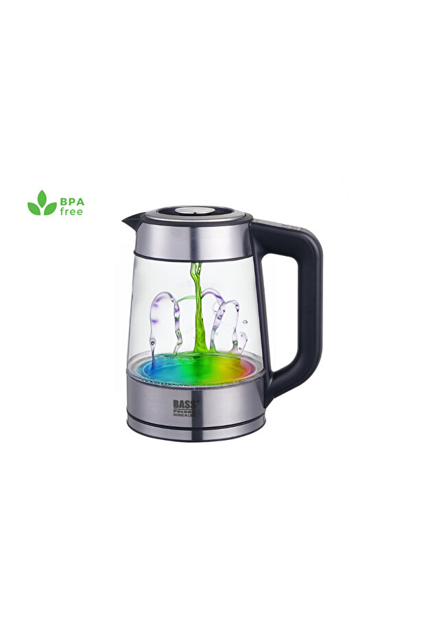 Electric kettle with temperature control and LED backlight, 1.7 liters - 13