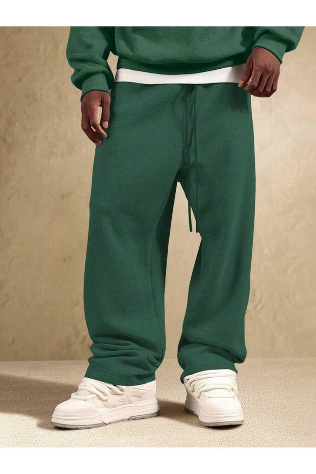 Baggy Men's 3 Thread Loose Fit Wide Leg Transitional Tracksuit