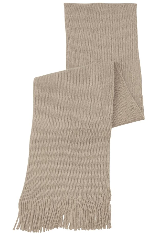 Winter Soft Textured Tassel Detailed Stretchy Knitwear Knitted Basic Scarf