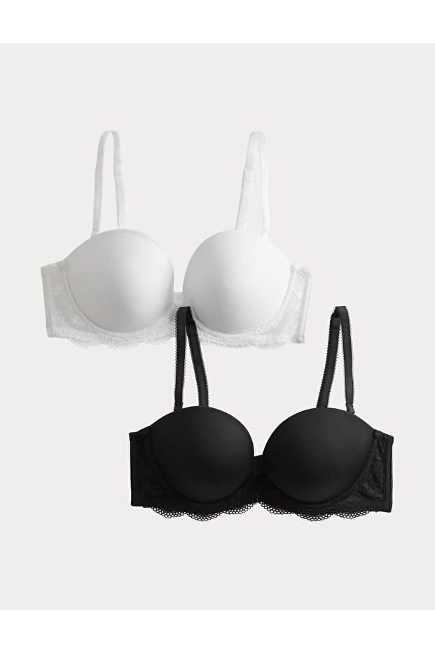 2’li Destekli Multiway Push-Up Sütyen - 1