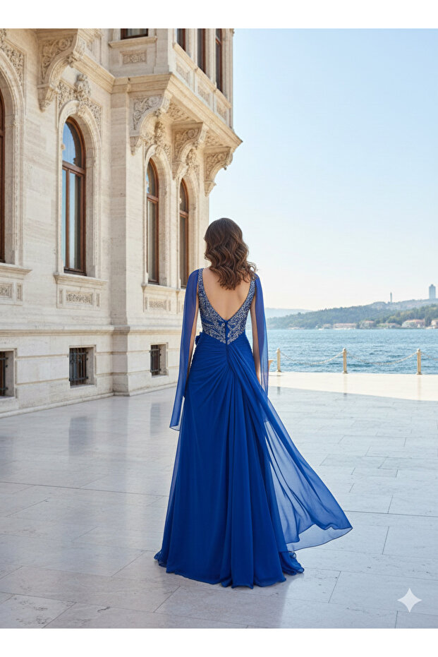 ŞİFON ABİYE ELBİSE - 2