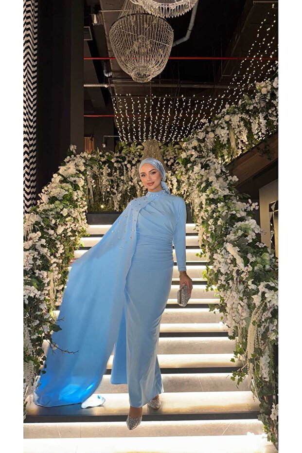 Serena Taşlı Elbise - 2