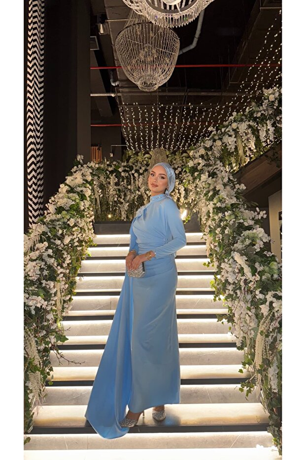 Serena Taşlı Elbise - 4