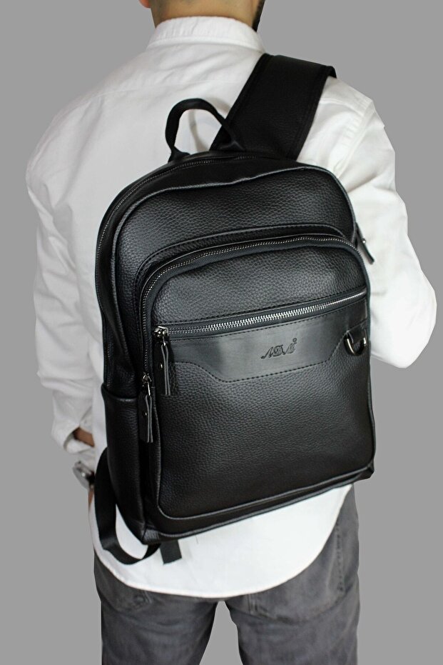 Unisex Faux Leather Laptop Briefcase
