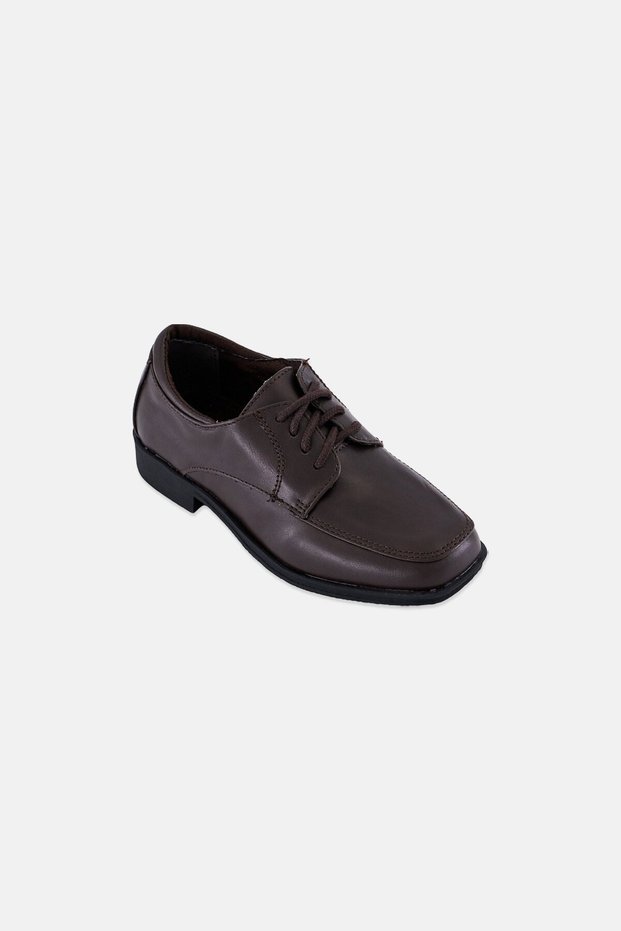 Reaction Kids Bradley Lace Up Casual Shoes, Dark Brown