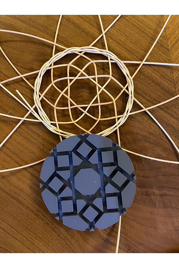 Rattan Örme Kalıbı, Şablon, Pattern, Template Model No -21 - 3