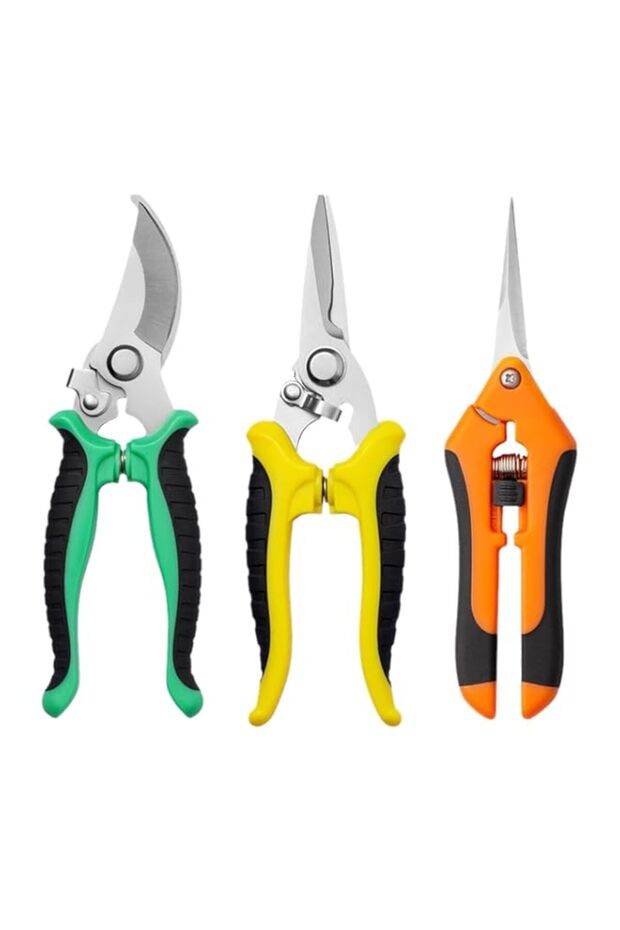 Professional Pruning Shears Set - Ergonomic Design Stainless Steel Garden Tool Kit