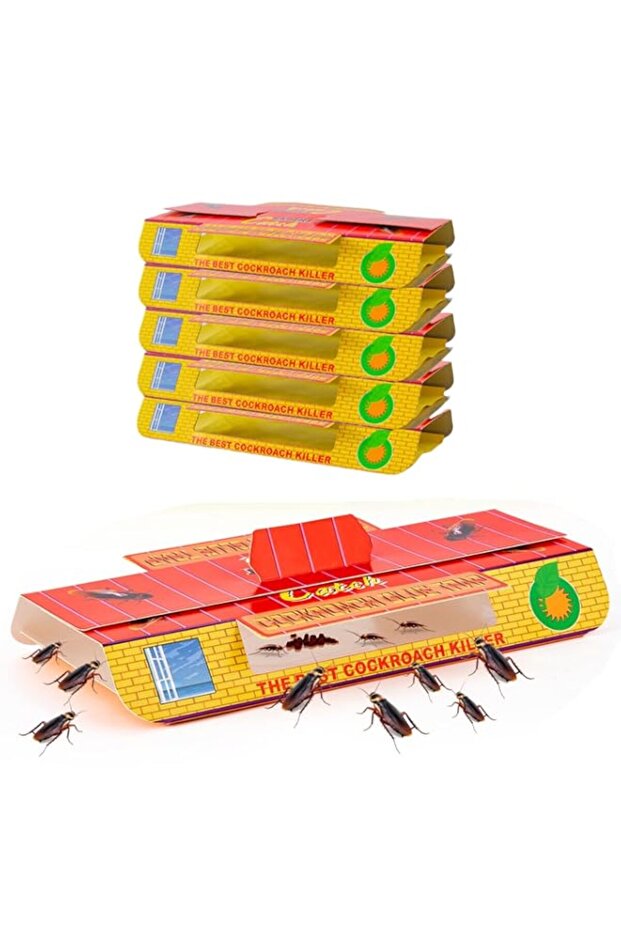 NALACAL 16Pcs CockRoach Trap Killer, Roach Killer Indoor Home, Roach Motel, Indoor Pet Friendly Roach Killer for Roach, Ants, Spiders, Bugs, Beetles