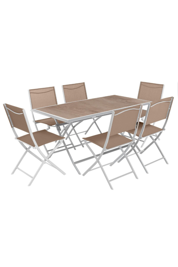 طاولة أزوا مستطيلة متينة مقاومة للصدأ وقابلة للطي - 3