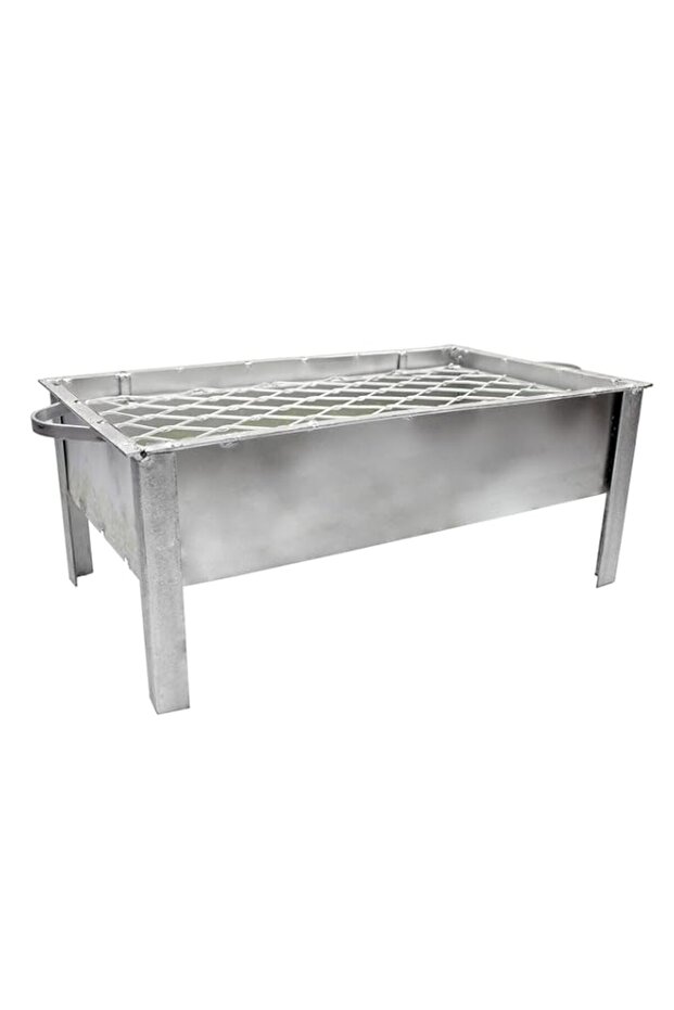 YANEK BBQ Grill | BBQ Galva Silver | Portable | Stainless Steel | For Camping, Barbecue, Picnic and