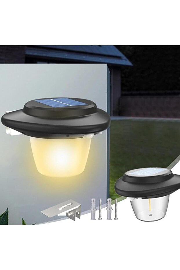 Solar Powered Outdoor Lights with Motion Sensor, 3-Mode Wall-Mounted Security Lamps for Garden, Yard & Patio