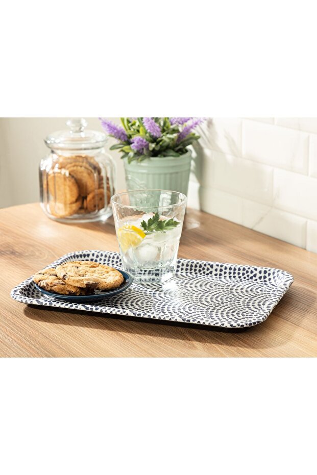 صينية مستطيلة من Rêve Bleu Baisse - 1