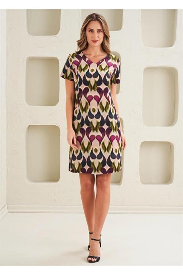 Kadın Dokuma Elbise - 45557 - 4