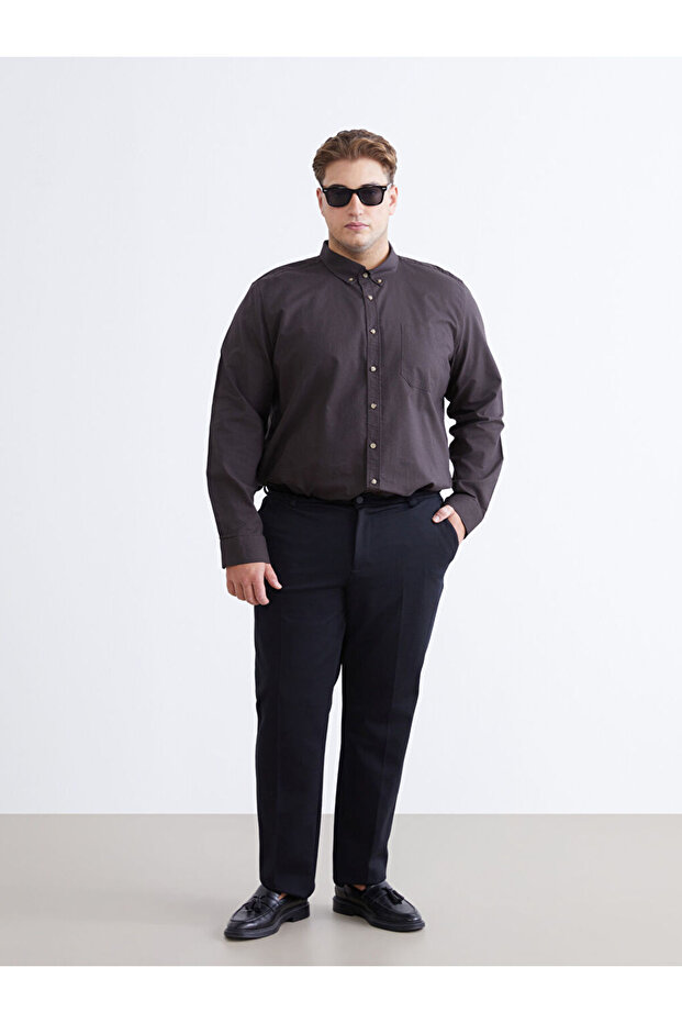 Southbluelarge Size Standard Fit Men's Trousers