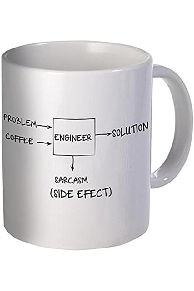 Engineer Problem Solution Sarcasm Side Effect 11oz Funny Coffee Mug