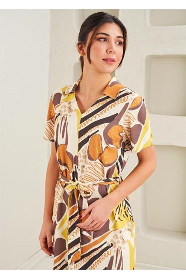 Kadın Modal Elbise - 45322 - 6