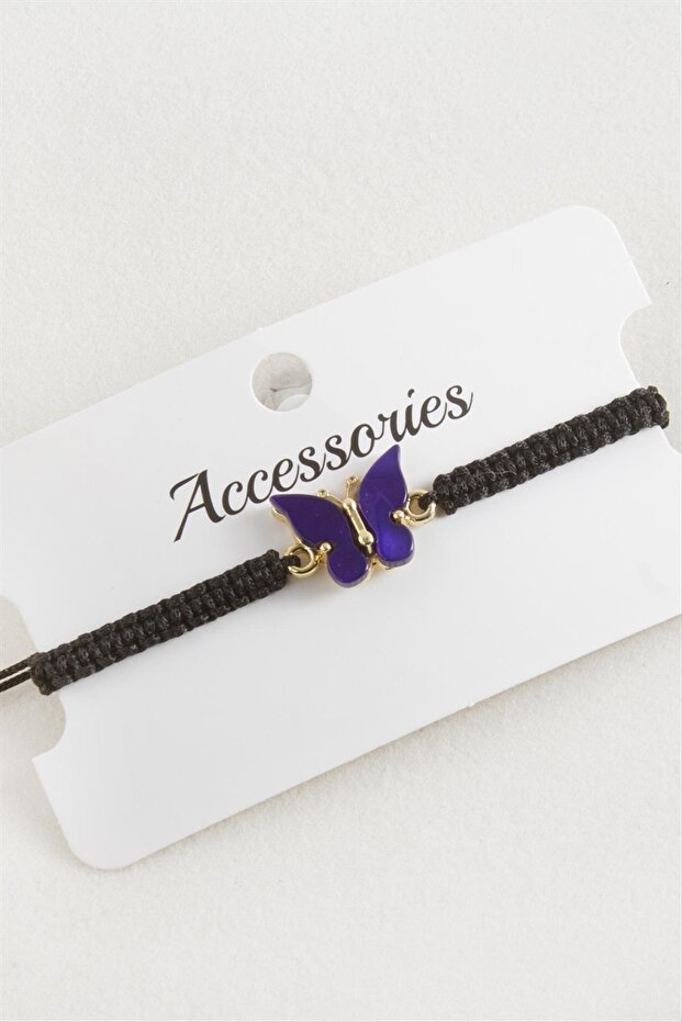 Butterfly Polyester Macrame Braided Bracelet
