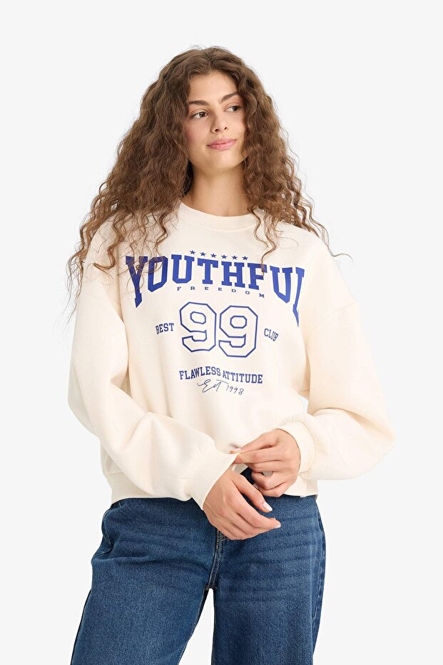 Kadın Sweat E9502AX/WT32 OFF WHITE - 2