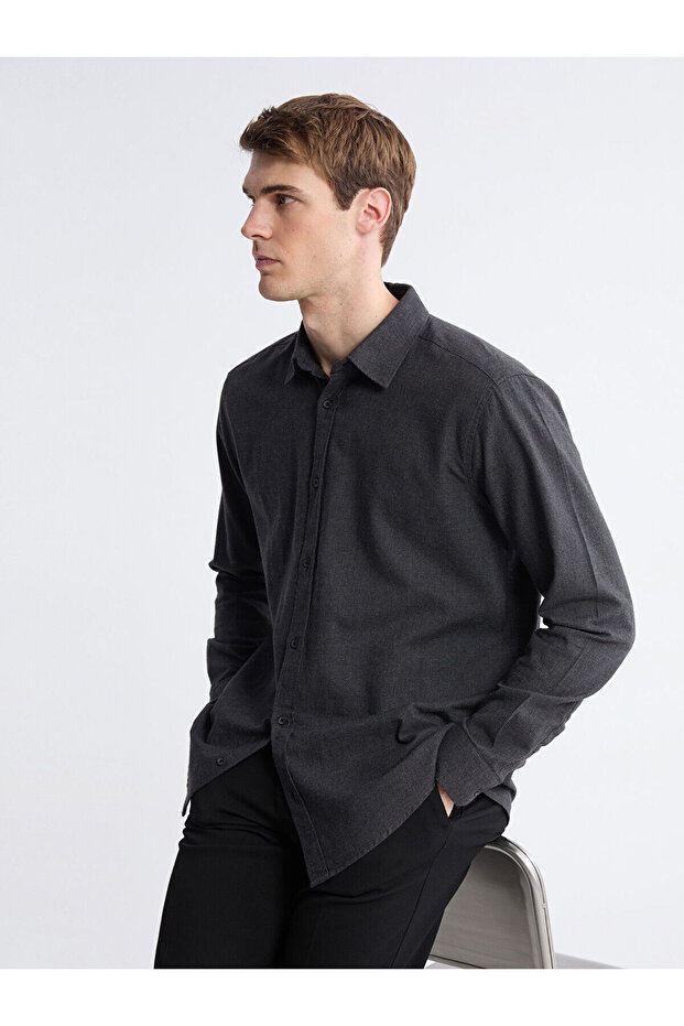 New Season Regular Fit Long Sleeve Men's Lumberjack Shirt - 1