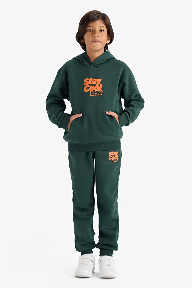 Erkek Çocuk Beli Lastikli Baskılı Eşofman Altı E9441A825WN - 2