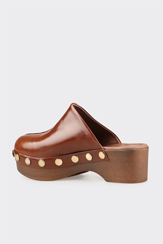 Taba Deri Kadın Terlik - 3