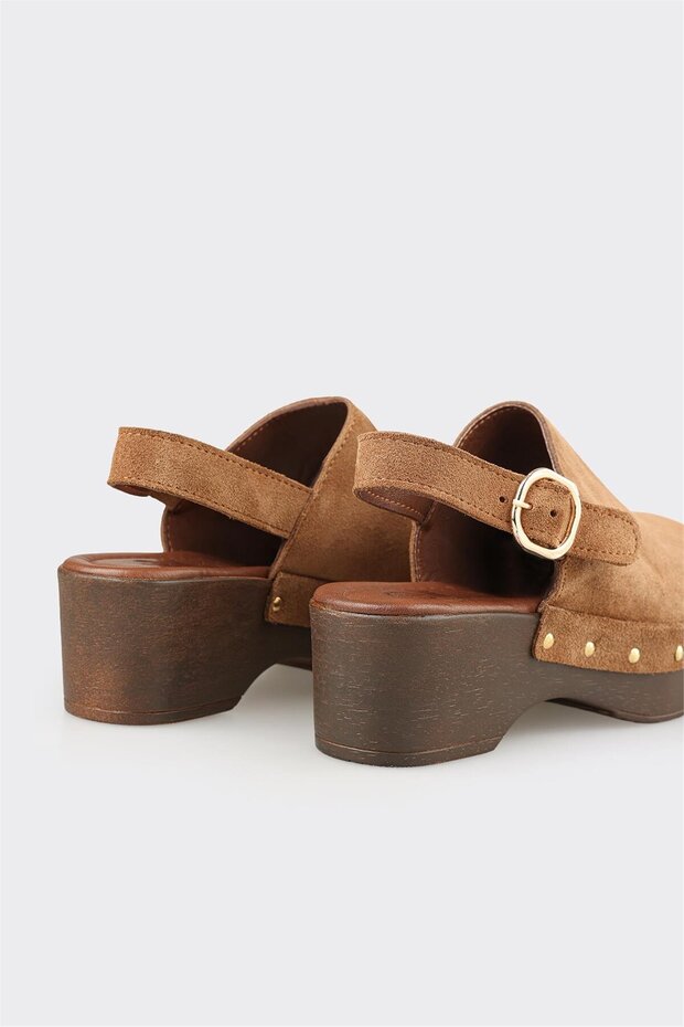 Taba Deri Kadın Terlik - 4