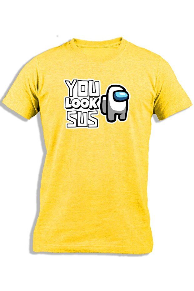 AMONG US YOU LOOK SUS WHITE FOR KIDS