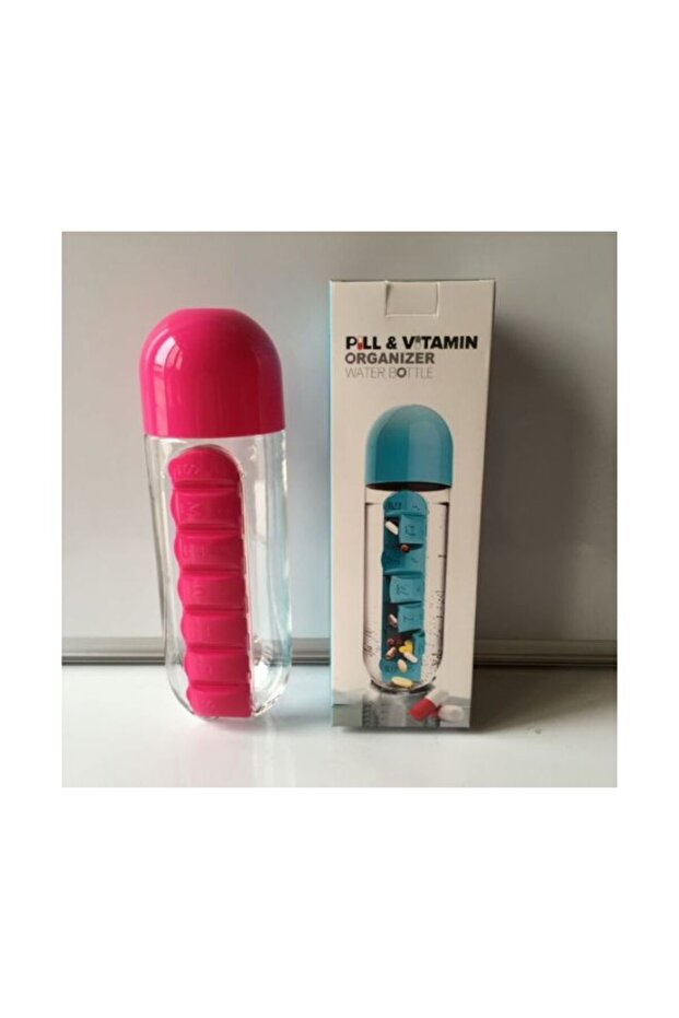 زجاجة ماء على شكل علبة حبوب - 2