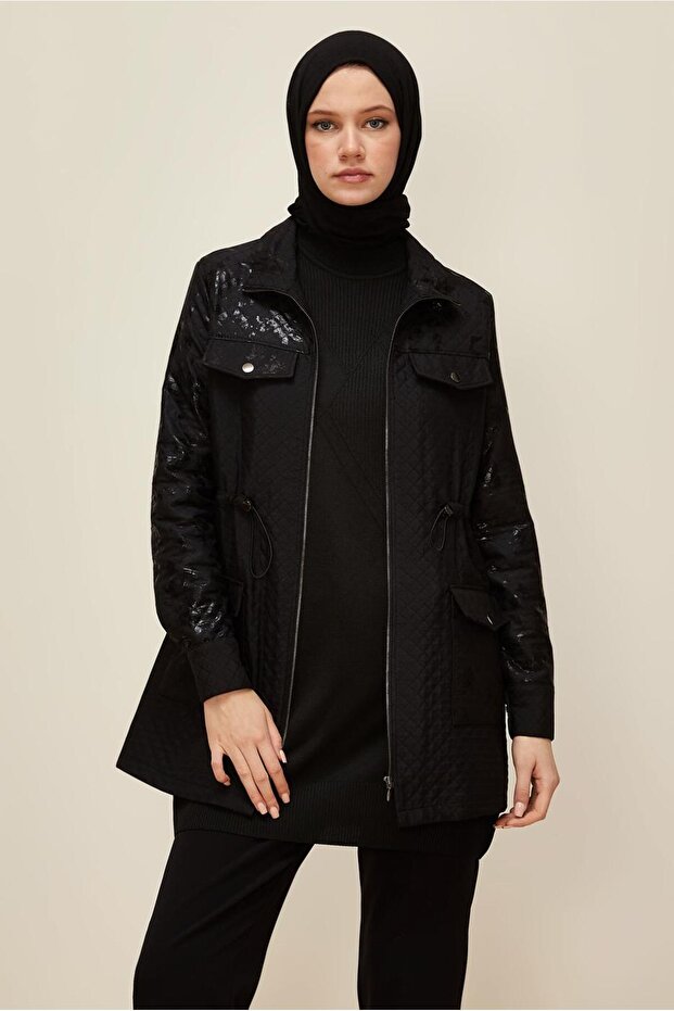 CEPLİ KAPİTONE CEKET 46009 - 1