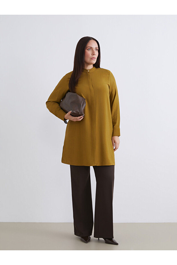 Gi̇yçık Store Den Brown Slim Fit İ Flared Adın Pants