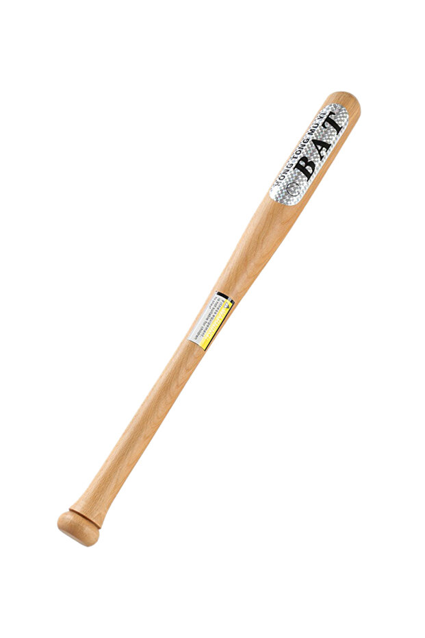 64cm Hard Eucalyptus Baseball Bat - 1