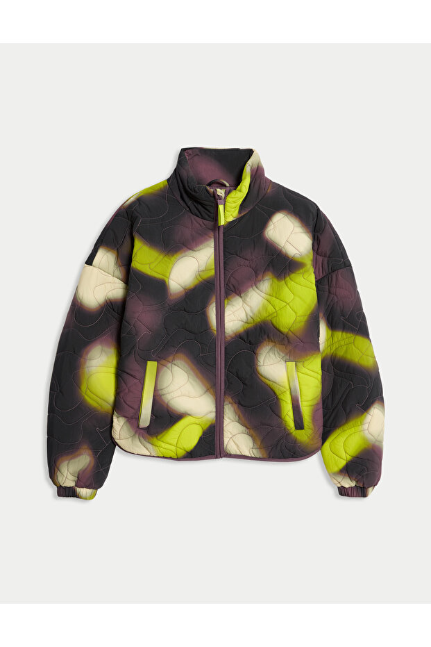 Kapitone Desenli Puffer Ceket - 5