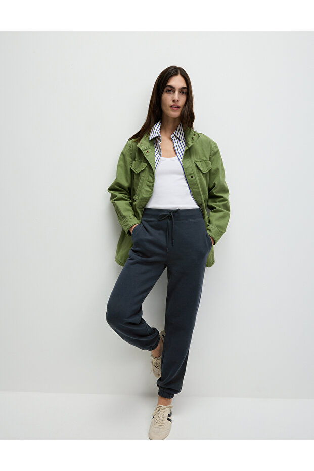 Regular Fit Yüksek Bel Jogger Eşofman Altı - 1