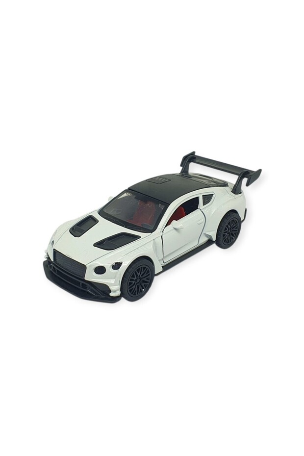 Pull and Drop Metal Cars cm - 3671C - White - 1 Pc