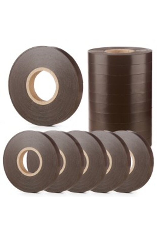 Tape set for grapevine tying machine, grapevine, 10 rolls, 26 meters per roll, 150 microns, brown, Italy - 5
