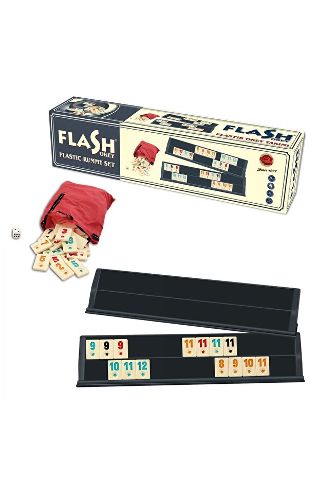 Star Oyun Flash Plastic Okey Set