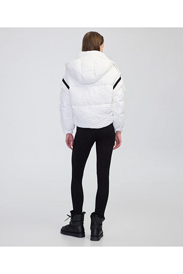 Jakarlı şişme mont - 6