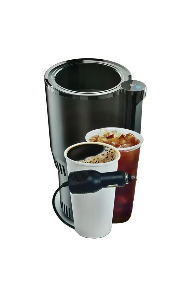 Smart Car Cup Holder 2-in-1 Heating & Cooling 12V Portable Travel Mug Warmer & Cooler