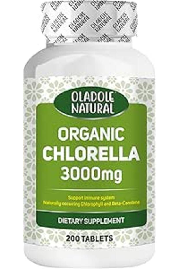 Organic Chlorella 3000mg, 200 Tablets
