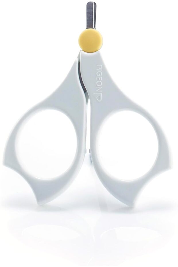 Safety Nail Scissors, With Cap, Extra Small, For Newborn Babies, Bpa Free