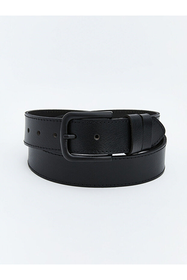 Özmarka New Season Leather Look Men's Belt
