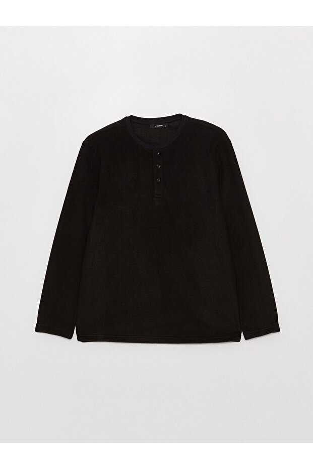 LCW DREAM Bisiklet Yaka Uzun Kollu Erkek Pijama Üst - 6