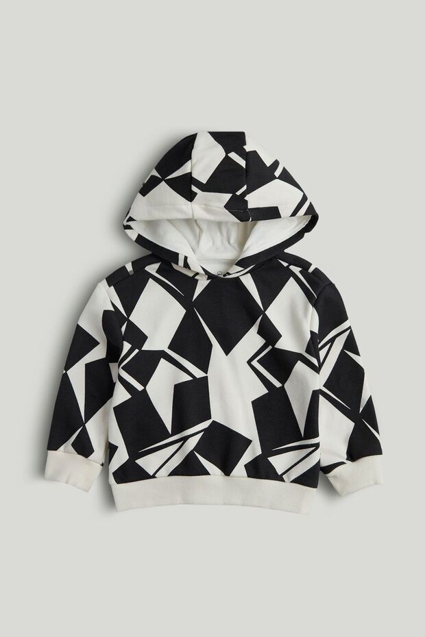 Geo Print Hoodie