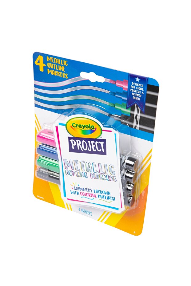 Project Metallic Outline Markers 4 Count - 2