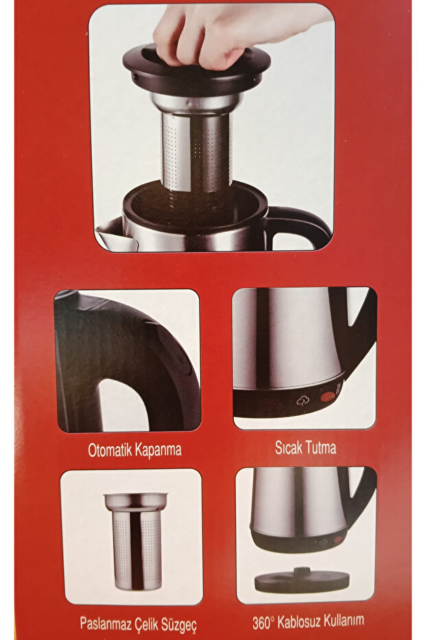 ماكينة صنع الشاي الكهربائية من هاوس+ - 6