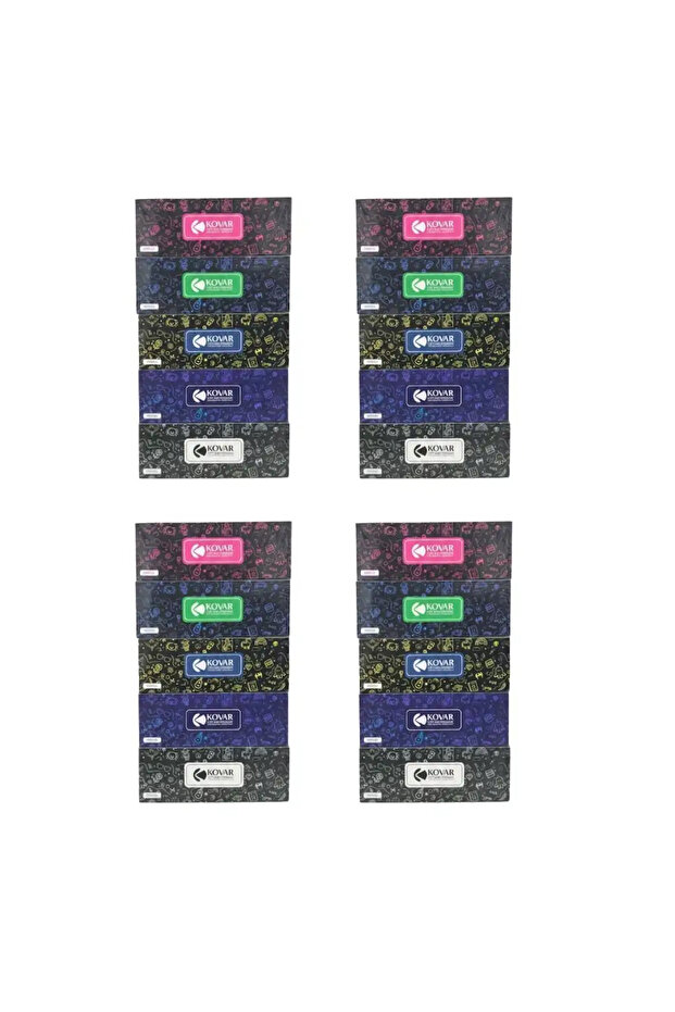 200 Sheets 2PLY Bulk 4 Pack Tissue Box- 5 Box