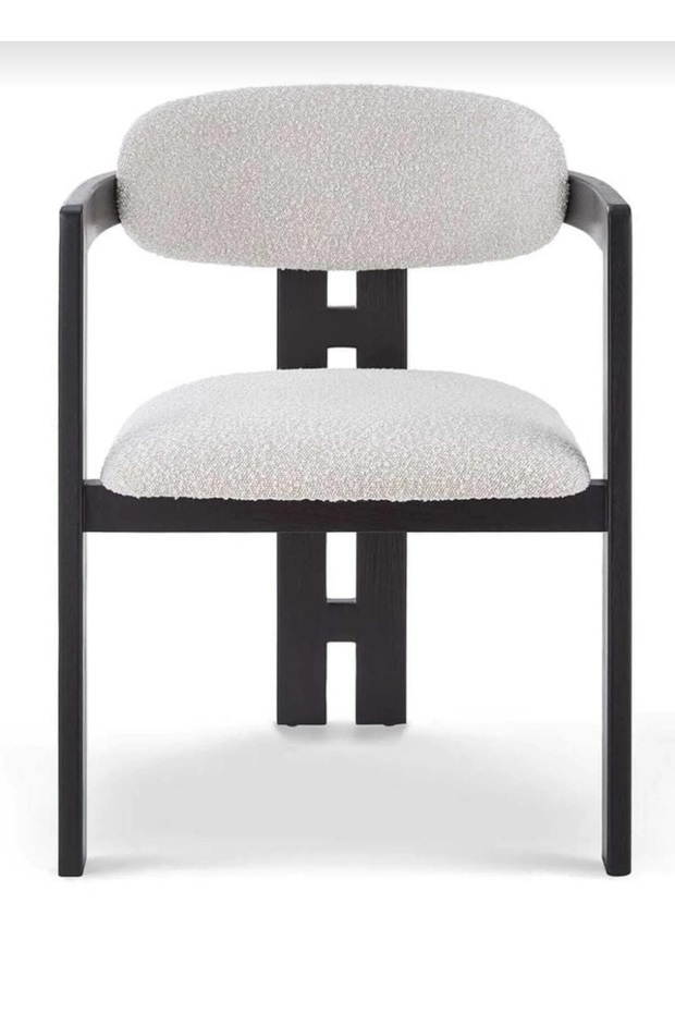 Yuvarlak Ahşap Masa Takımı Bohem 4 Kişilik Mutfak Masa Sandalye Takımı İskandinav - 3