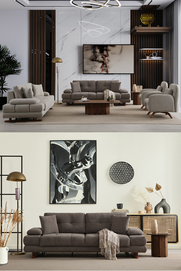 Prag Koltuk Takımı 3+3+1+1 - 1