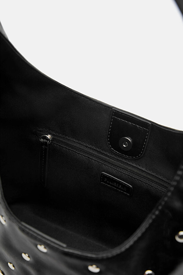 Zımba detaylı shopper çanta - 3